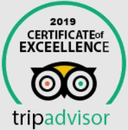 TripAdvisor Certificate of Excellence 2019